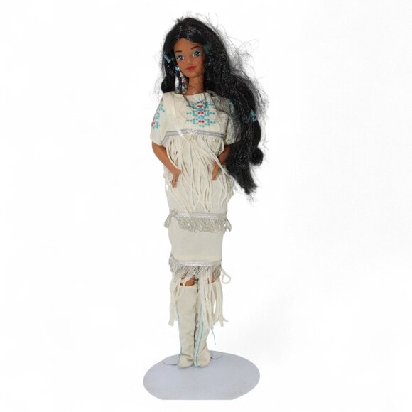 Native American Barbie Dolls Of The World Special Edition 1992 With Beaded Outfi - Picture 1 of 10